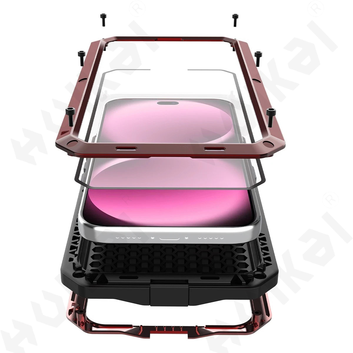 Heavy Duty 360 Full Body Protective Case - Hoesje voor iPhone 18 17 16