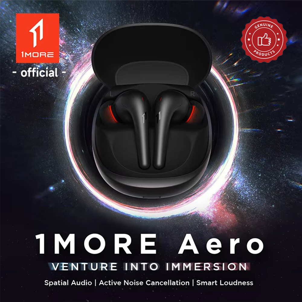 Earphones - 1MORE Aero Oordopjes met Ruisonderdrukking, Bluetooth
