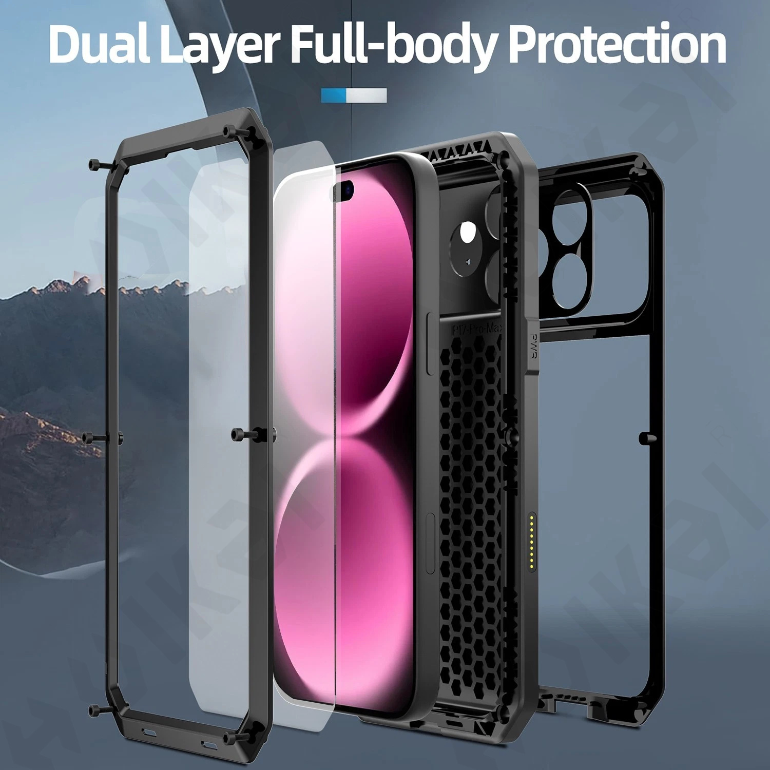 Hoesje voor iPhone 18 17 16 15 - Heavy Duty 360 Full Body Protective Case recensie en prijs