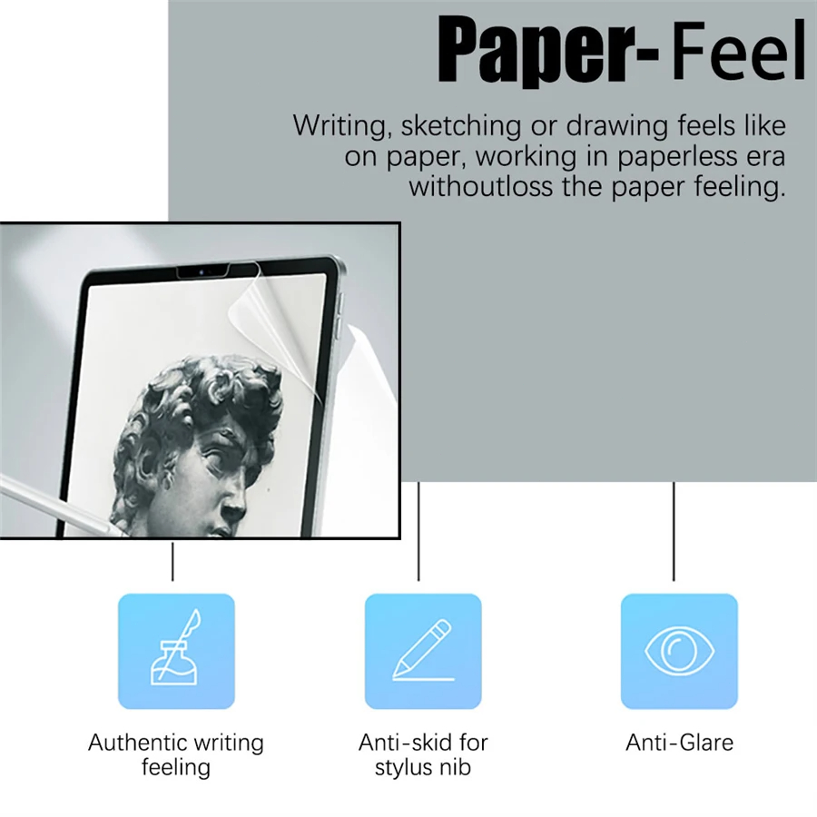 3-delige papiergevoel als sche - Matte Anti Glare Screen Protector recensie en prijs